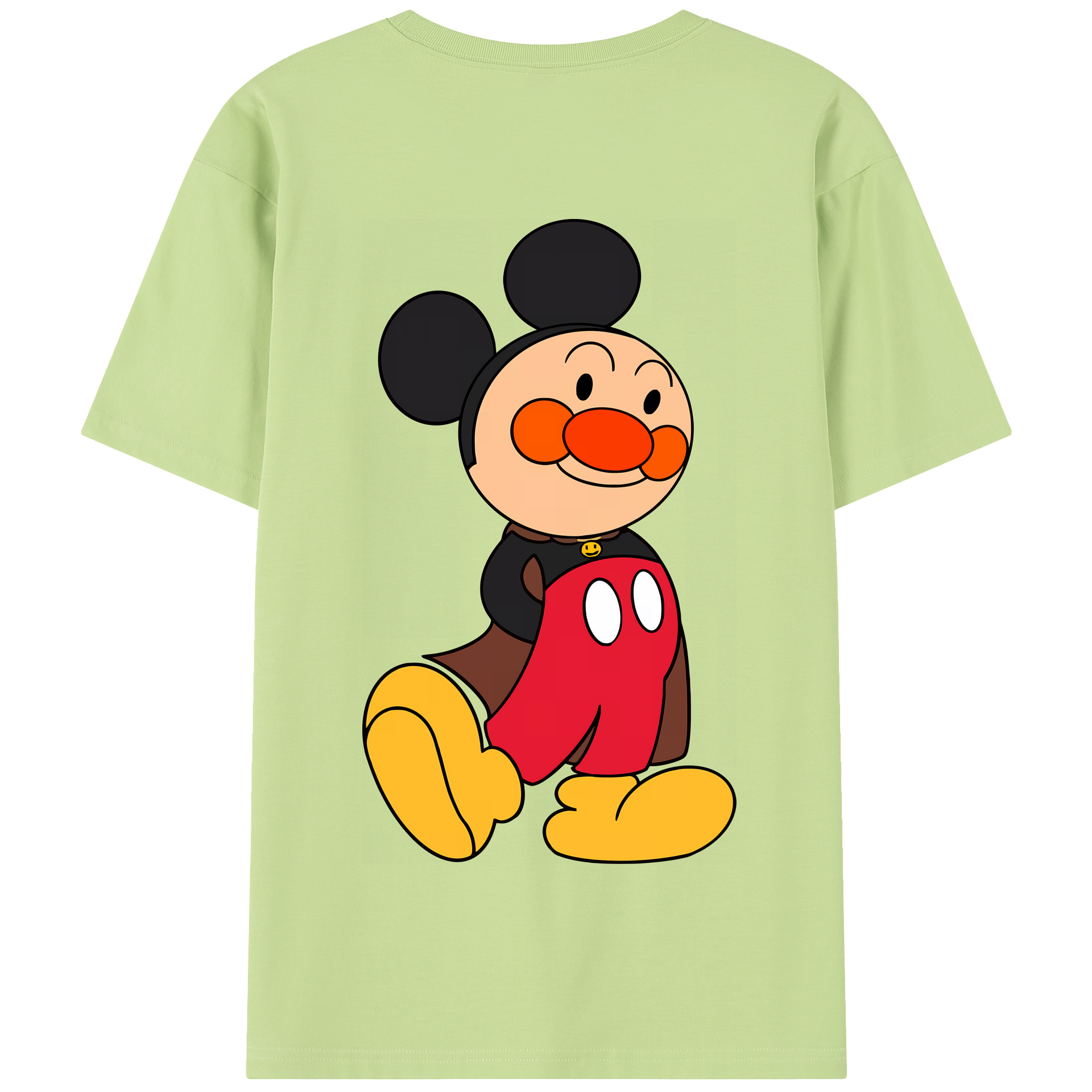 （画像用） アンパンマン Anpanman 綿100％半袖Tシャツ（背面プリント）